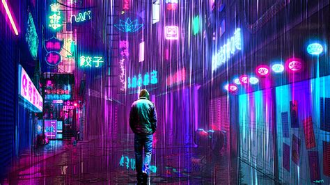 Page 2 top post is cyberpunk 2077 video game 4k wallpaper. 3840x2160 Neon Rainy Lights Cyberpunk 5k 4k HD 4k Wallpapers, Images, Backgrounds, Photos and ...