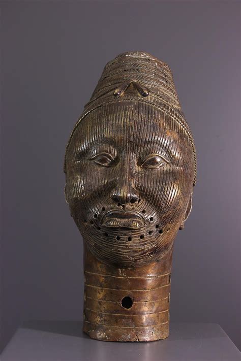 Tête Ifé Oni Art Africain Art Tribal Statue