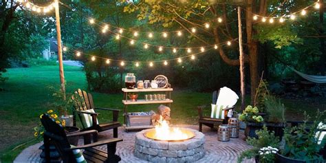 They give off a warm yellow glow that works for outside decor as well as indoor. 32 Backyard Lighting Ideas - How to Hang Outdoor String Lights