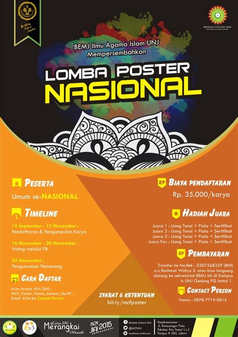 Poster Pengumuman Lomba Pigura