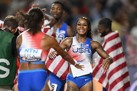 women s 4x100m results usa wins another gold at world championship [video] draftkings network