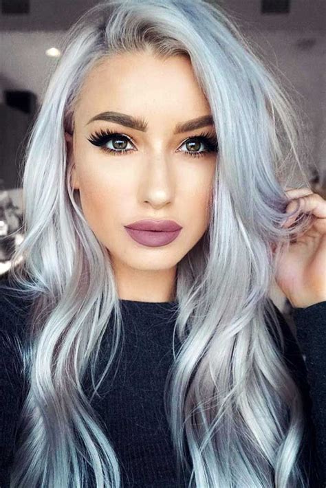 18 Stunning Silver Hair Looks To Rock Terrific Long Silver Hair Looks