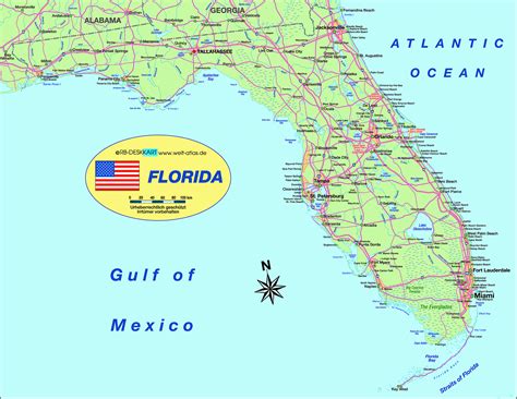 Online Maps: Florida road map