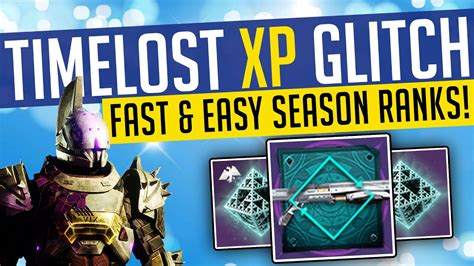 Destiny 2 Timelost Xp Glitch Fast Xp Farm Easy Season Ranks And More