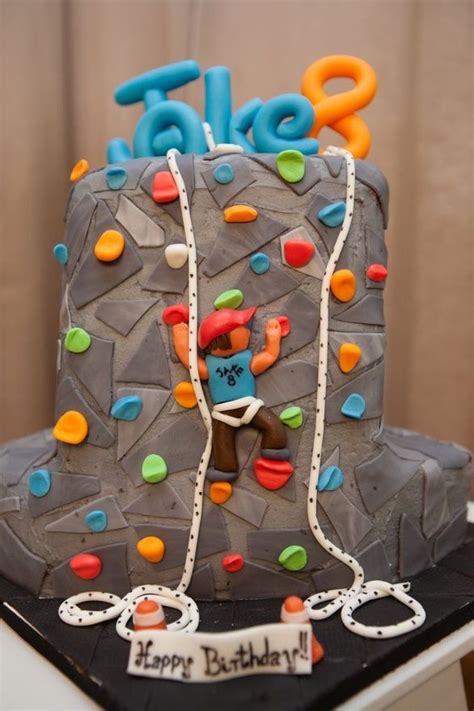 Im sandkasten kuchen backen (sand in förmchen pressen und so wendungen, redensarten, sprichwörter. Cake rock-climbing-birthday | Geburtstagskuchen für männer ...