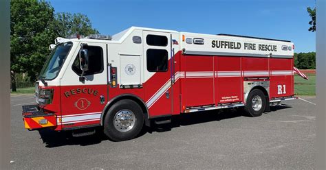 Suffield Ct Fire Rescue Takes Delivery Of New Heavy Rescue Firehouse