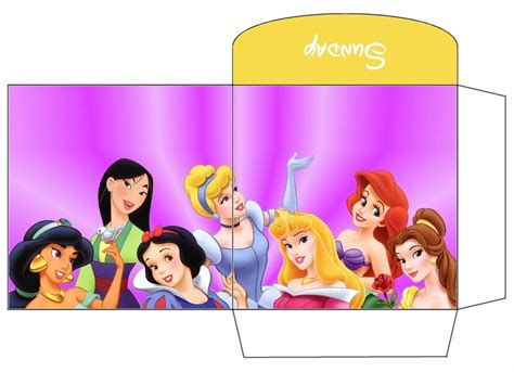 Oh My Fiesta In English Disney Princess Free Printable Envelope