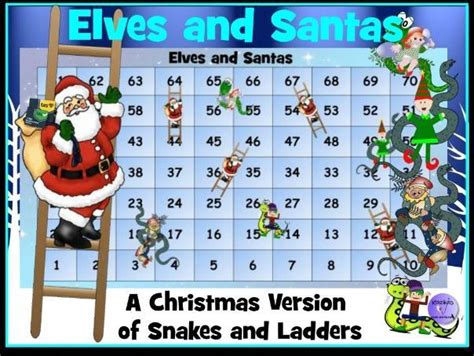 Christmas Maths Game Elves And Santas Teaching Resources Christmas