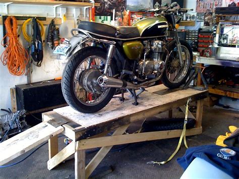 We use the harbor freight #1000 engine stand ($39 on sale). DIY motorcycle repair stand | my house and shop ...