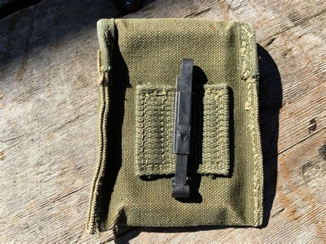 Vietnam War Us Army M1956 First Aid Compass Pouch 1st Type1959 No Drain