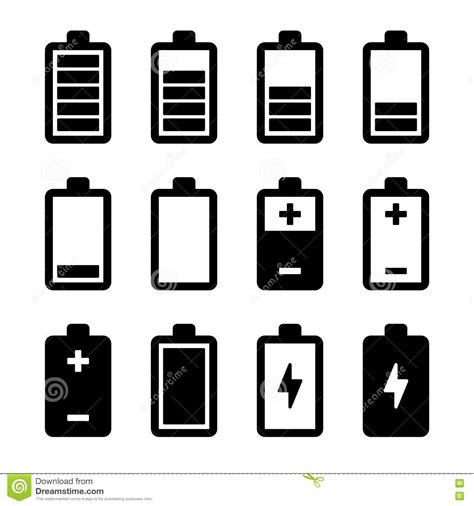 Phone Battery Icon Vector 94150 Free Icons Library