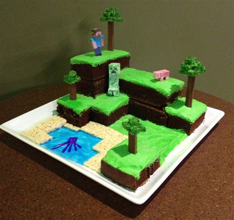 Minecraft World Cake With Pictures Instructables