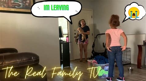 i m leaving home alone prank on our daughter she goes crazy youtube