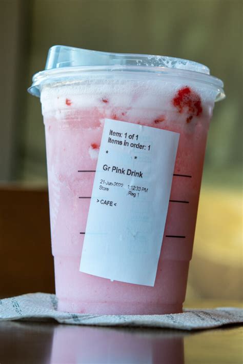 Starbucks Pink Drink Caffeine Calories And Ingredients Sweet Steep