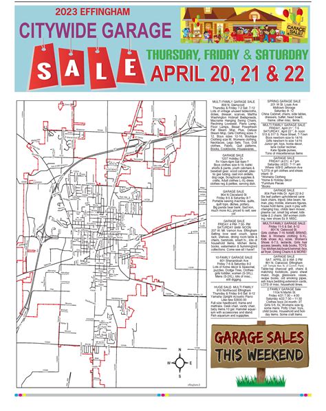 Effingham Il City Wide Garage Sale 2024 - Olly Timmie