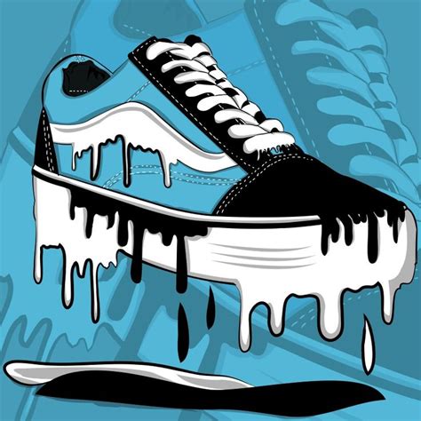 Drippy cool nike wallpapers shoes. Vans skates dripping art by | paulkawira | Vans skate ...