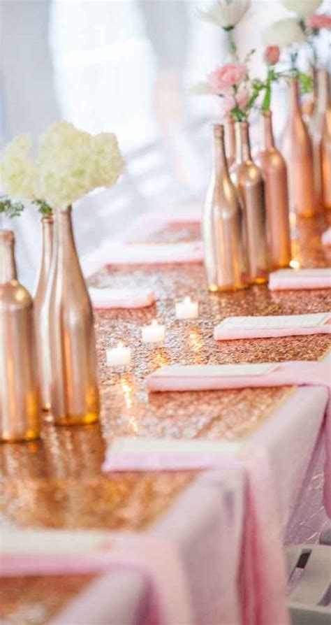 The marriage of shiny gold and sweet pink results to a glamorous hue perfect it's great as an overall theme or for accent pieces. 2016 Wedding Trends We Can't Wait For | WeddingDay Magazine