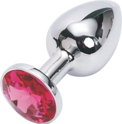 S M L Diamond Crystal Stainless Steel Butt Plug Suppository Gem Stimulation Butt Plug 13
