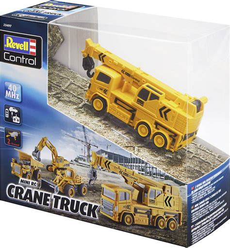 Revell control 23538 mini rc car vampire rc modelauto voor beginners straatmodel achterwielaandrijving. Revell Control 23497 Mini RC Crane Truck Voertuig Elektro ...