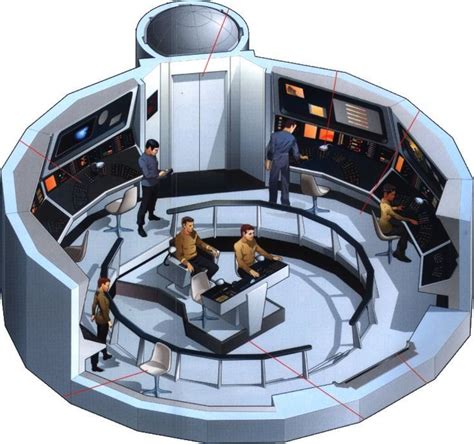 I am wondering what is the diameter of the bridge as seen in the classic show. Schematic of Bridge from (TOS) U.S.S. Enterprise NCC-1701 ...