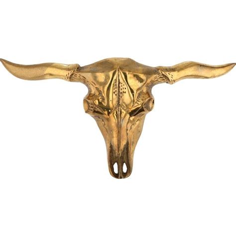 Brass Xl Longhorn Cattle Steer Cow Skull Cowboy Weste Gem