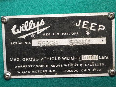 1960 Willys Pickup 4x4 For Sale Cc 1053104