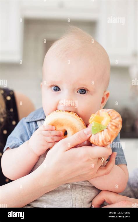 Little Boy Eating Donut Hi Res Stock Photography And Images Alamy