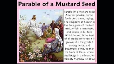 Parables Of Jesus A Mustard Seed And Leven Logos Sermons