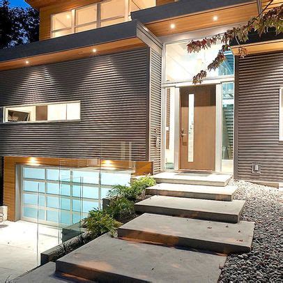 There is a door that exits the basement of our house. Pin by Cody Elderkin on Stair ideas | Modern exterior ...