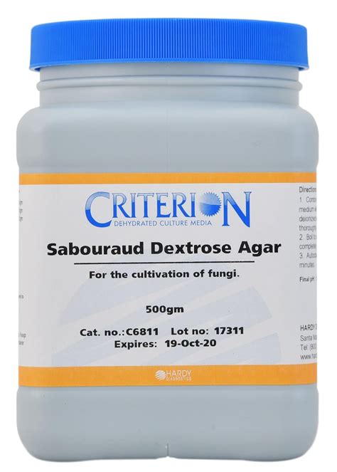 Hardy Diagnostics Sabdex Sabouraud Dextrose Agar Nepal Ubuy