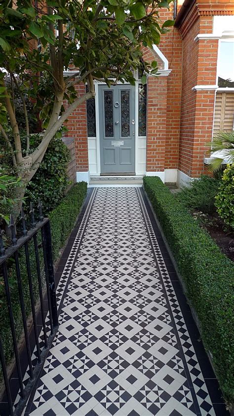 Floor Tiles For Front Entrance Victorian Front Garden Victorian