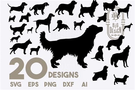 Prints Wall Décor Dog Svg Dog Silhouette Dog Cricut Dog Drawing Dog