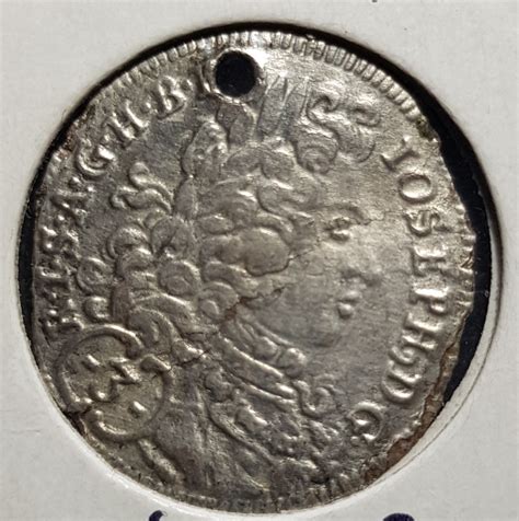 3 Kreuzer 1705 Joseph I 1705 1711 Austria Coin 41996
