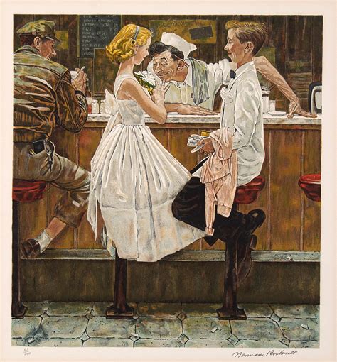 Lot Norman Rockwell After The Prom