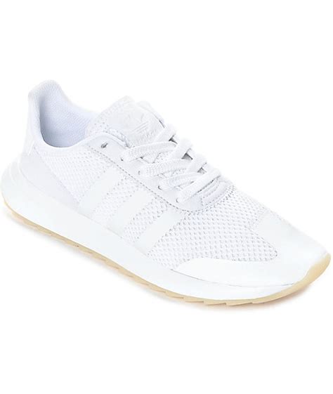 Adidas Flashback All White Womens Shoes At Zumiez Pdp
