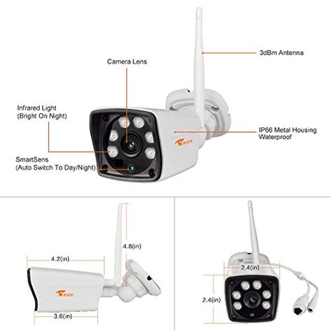 A smartphone or tablet can help. CORSEE 4CH Wireless Security Camera System, 960P HD ...