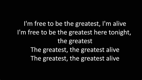 The greatest (оригинал sia feat. Sia - The Greatest Lyrics - YouTube