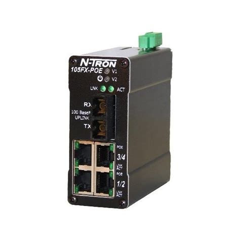 N Tron Ethernet Switch W Poe Capabilty 105fx Sc Poe 並行輸入品の通販はau Pay