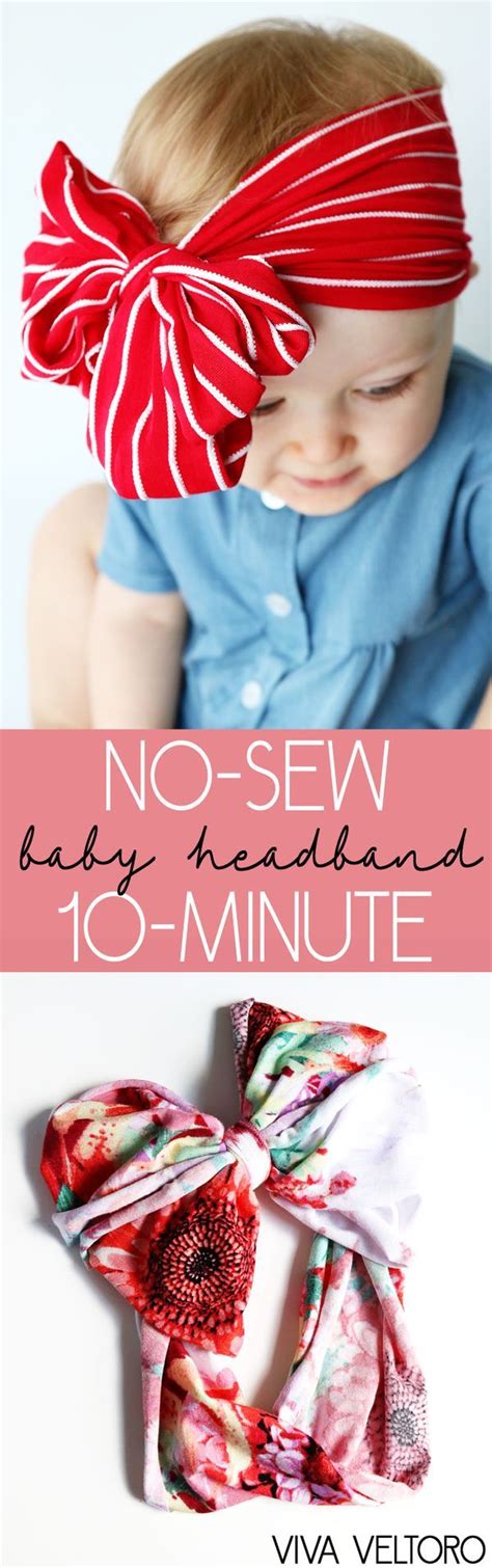 How To Make Baby Headbands Without Sewing Baby Diy Sewing Diy Baby