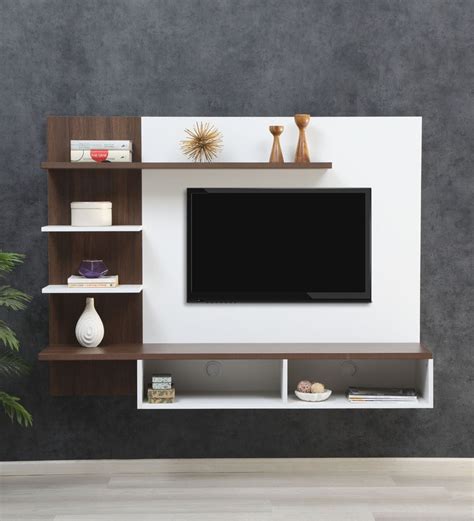 Buy Bonita Entertainment Unit For Tv Upto 50 Inch In White And Brown