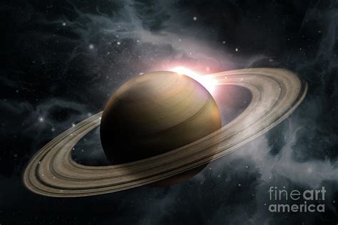 Planet Saturn Galaxy Photograph By Ezume Images Pixels