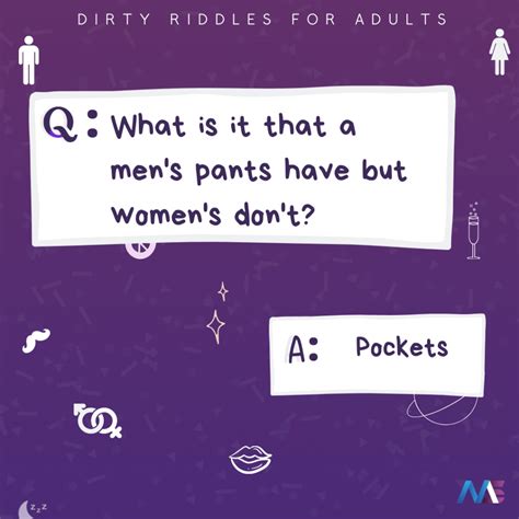 Funny Harmless And Dirty Riddles For Adults Artofit