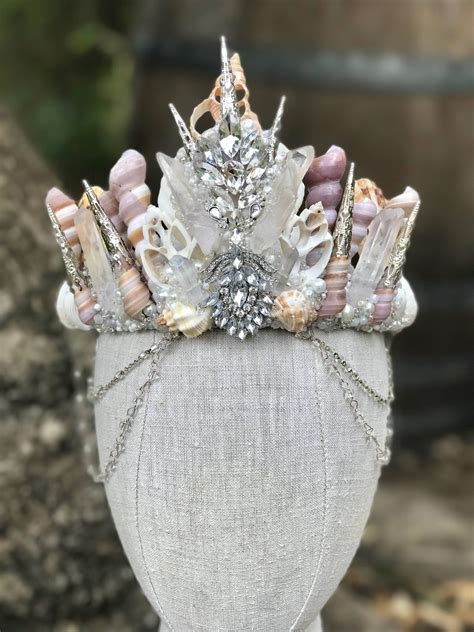 Mermaid Crown Shell Crown Seashell Crown Mermaid Crown | Etsy | Seashell crown, Mermaid crown 