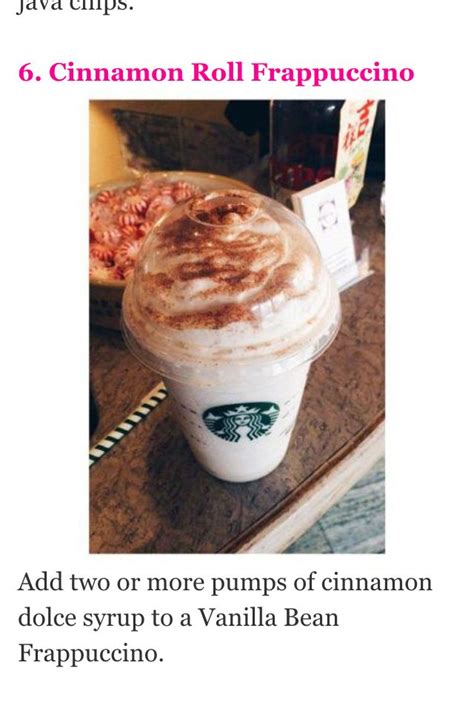 I don't know…i'll let you be the judge of that! Cinnamon roll frap | Starbucks drinks, Starbucks coffee drinks