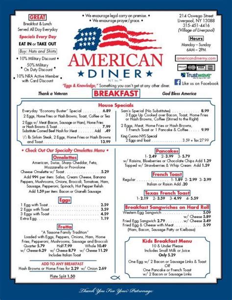 “american Diner” Breakfast Skillet Recipe Diner Menu American