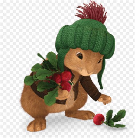 Benjamin Bunny Collecting Radishes PNG Transparent With Clear