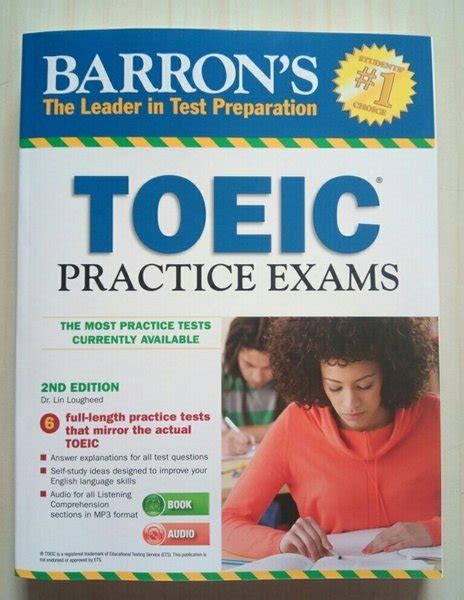 Jual Barrons Toeic Practice Exams With Mp Cd Nd Edition Original Di