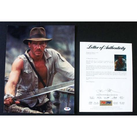 Sold Price Harrison Ford Signed 11x14 Photo Indiana Jones Psa Loa