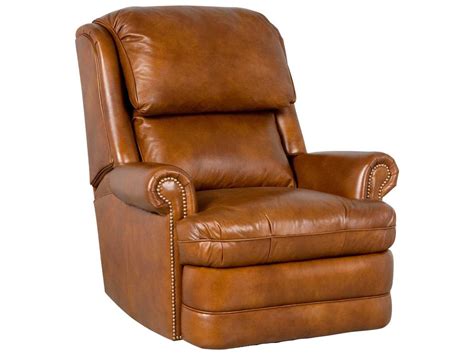 Classic office swivel chair, desk with big screen computer, lamp and coffee cup. Classic Leather Chesapeake Tall Back Swivel Glider ...