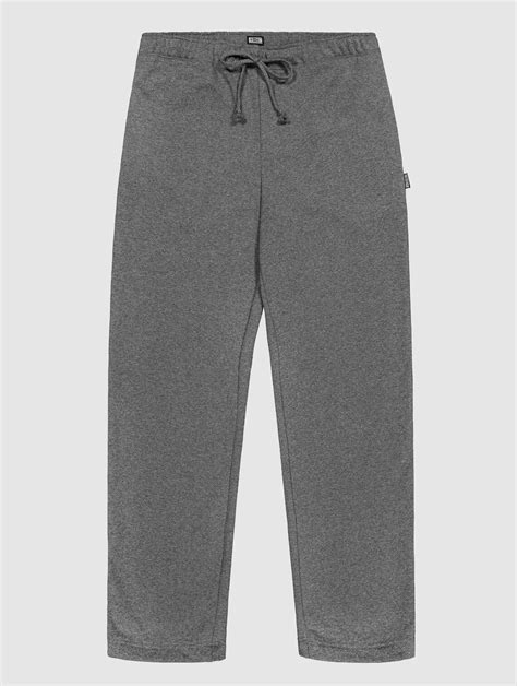 Straight Cut Sweatpants Dark Melange Grey R Collection